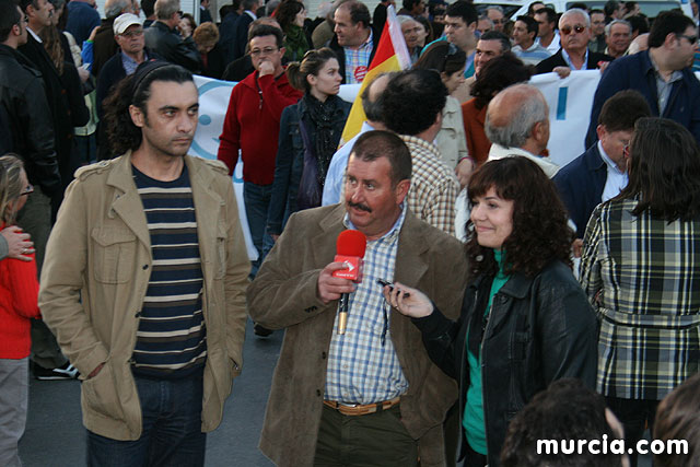 Los socialistas de Totana participaron en la manifestación en defensa del Trasvase., Foto 1