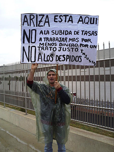El PCRM muestra su solidaridad con el totanero Andrés Ariza, trabajador despedido de ElPozo, Foto 1