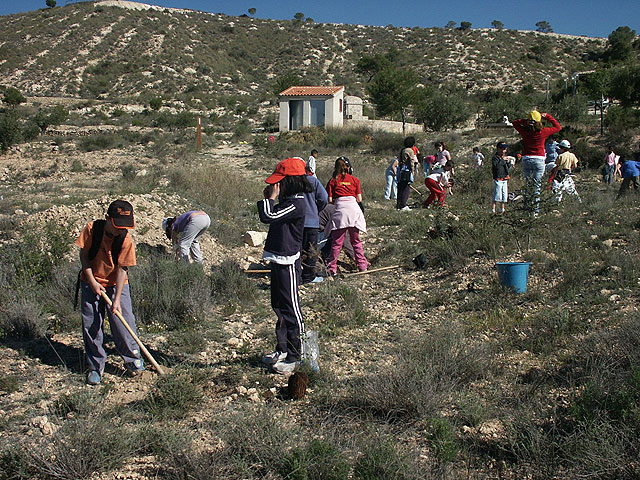 La Concejalía de Medio Ambiente de Molina de Segura y varias entidades y asociaciones han organizado plantaciones de árboles en distintas zonas del municipio con motivo de la celebración del Día Mundial Forestal - 2, Foto 2
