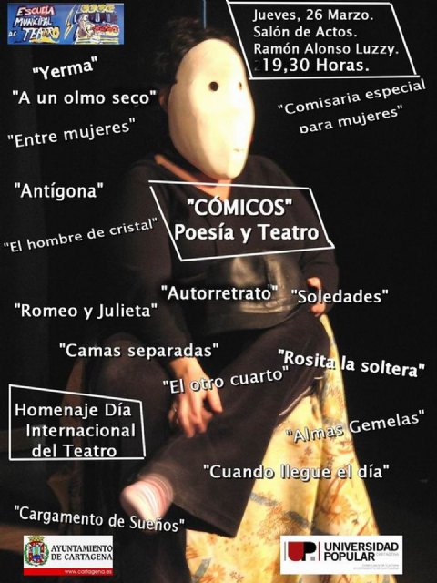 Comienzan los actos del Día Internacional del Teatro en Cartagena - 2, Foto 2