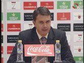 El entrenador del Real Murcia participará en una mesa redonda en Cehegín