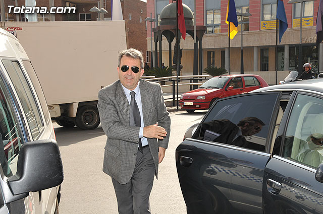 El consejero de Agricultura y el alcalde de Totana presentan el proyecto de instalacin del sistema de tratamiento terciario de la depuradora del municipio - 2