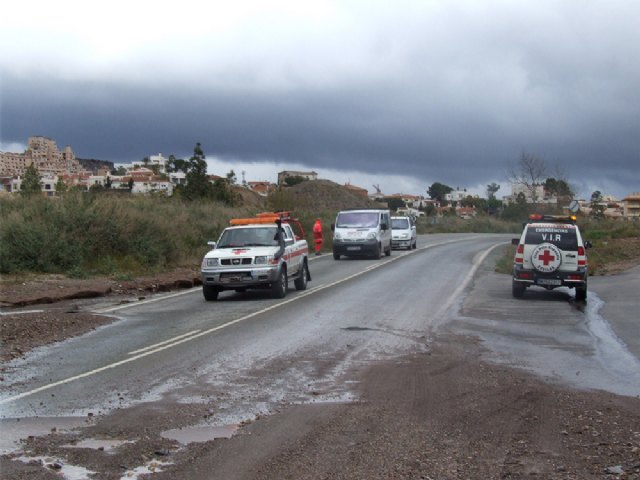 Cruz Roja de Águilas activa 5 retenes de Voluntarios ante las inundaciones producidas - 1, Foto 1
