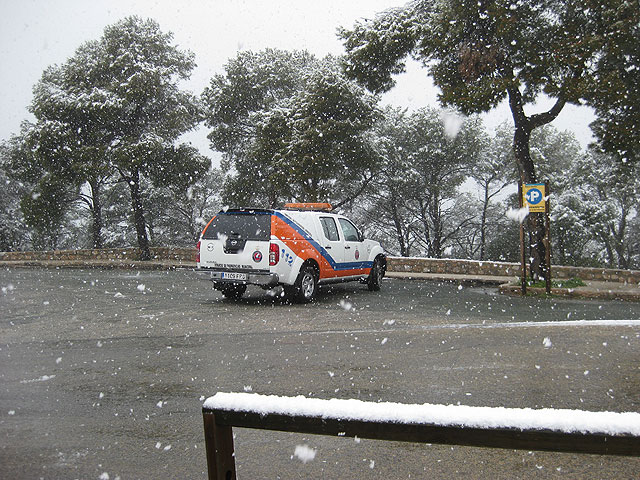 La Policía Local realiza varias actuaciones por desperfectos ocasionados por el temporal, que deja en Totana 50 litros por metro cuadrado, Foto 3