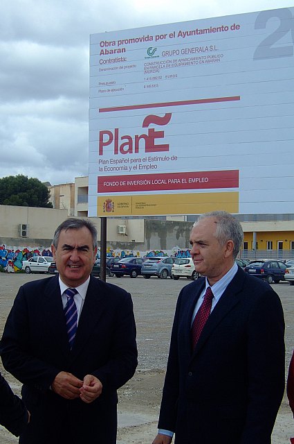 González Tovar y Gómez Gómez visitan las obras del Fondo Estatal de Inversión local en Abarán - 1, Foto 1