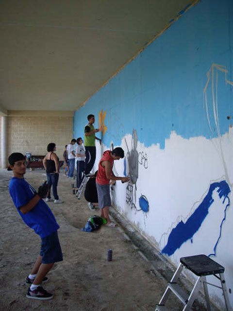 La juventud de Lorquí se acerca el mundo del graffiti - 1, Foto 1