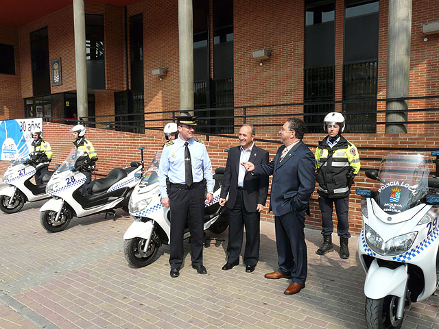 La Policía Local de Molina de Segura pone en funcionamiento cuatro nuevos vehículos destinados a la Unidad de Tráfico - 1, Foto 1
