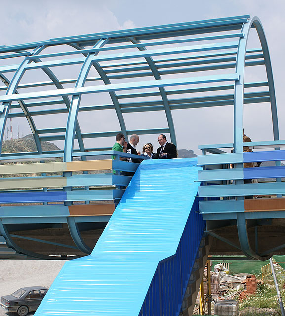 El Alcalde de Puerto Lumbreras, el director general de Promoción Cultural y la directora del Instituto de la Juventud inauguran el Explum 09 - 2, Foto 2