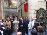 El Alcalde inaugura la nueva calle dedicada a la Virgen de las Angustias, titular de la Cofrada de los Servitas