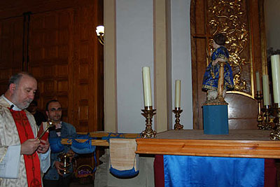 La Cofradía de San Juan de Lorquí bendijo un trono para su imagen titular - 2, Foto 2