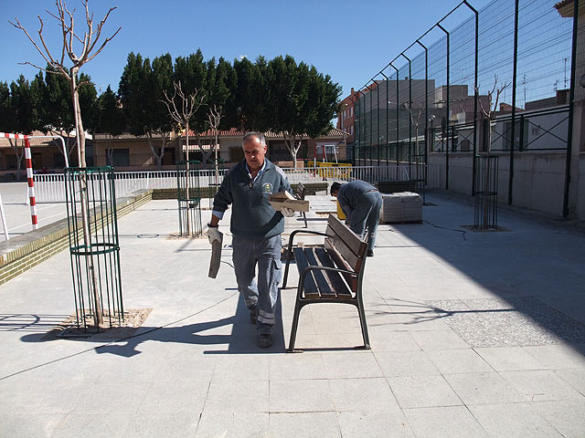 Educación y Cultura pretende ultimar las 72 actuaciones de mejora previstas en los centros educativos de Santomera antes de fin de curso - 2, Foto 2