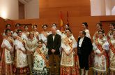 El presidente de la Comunidad y la consejera de Presidencia reciben en San Esteban a las Reinas de la Huerta y a sus damas de honor