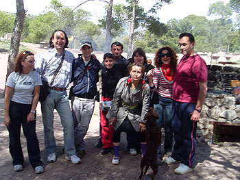 Los usuarios y profesionales del Servicio de Apoyo Psicosocial realizan una salida programada en el entorno de “La Santa”, Foto 2
