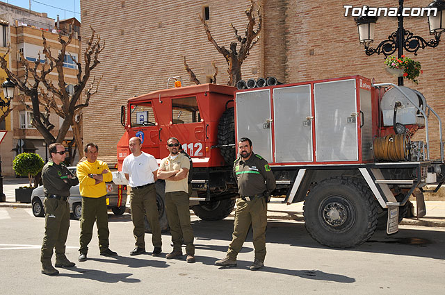 Se inicia la vigilancia forestal de Sierra Espuña dentro del Plan Infomur 2009 - 1