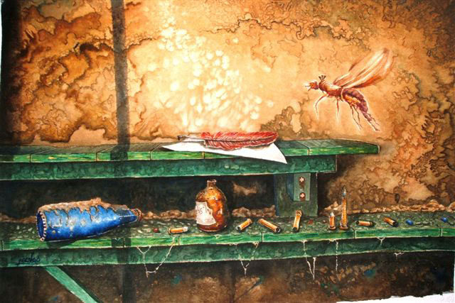 Una acuarela de un recluso del centro penitenciario de Zuera será expuesta en el Círculo de Bellas Artes de Madrid - 1, Foto 1