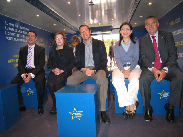 La caravana informativa de las elecciones europeas visita Murcia - 1, Foto 1