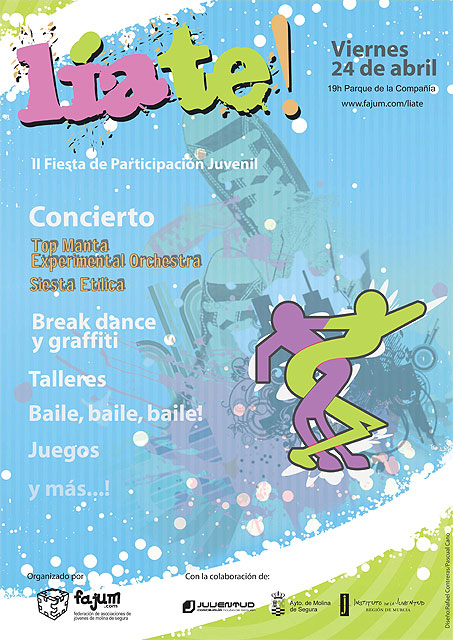 LÍATE!, la II Fiesta de Participación Juvenil de Molina de Segura, se celebra el viernes 24 de abril - 2, Foto 2