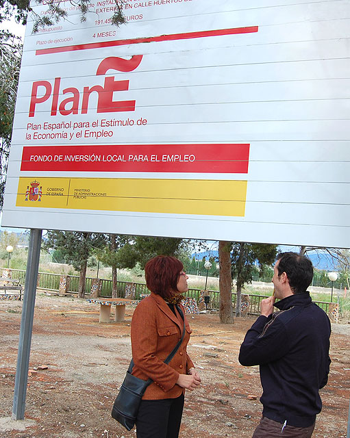 Arrancan las obras de reforma del alumbrado de la calle Huertos de Lorquí - 4, Foto 4