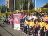 La pista municipal de Atletismo se llena de escolares del programa ADE