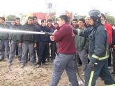 Los alumnos de la Escuela Taller “Casa de las Monjas I” participan en una jornada técnica de formación en extinción de incendios