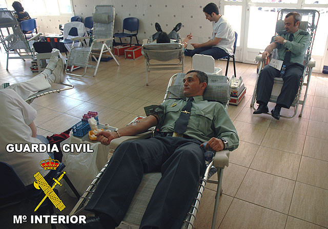 La Guardia Civil de Murcia participa en la campaña de donación de sangre - 1, Foto 1