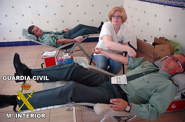 La Guardia Civil de Murcia participa en la campaña de donación de sangre - 2, Foto 2