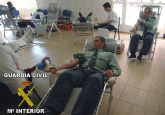 La Guardia Civil de Murcia participa en la campaña de donacin de sangre
