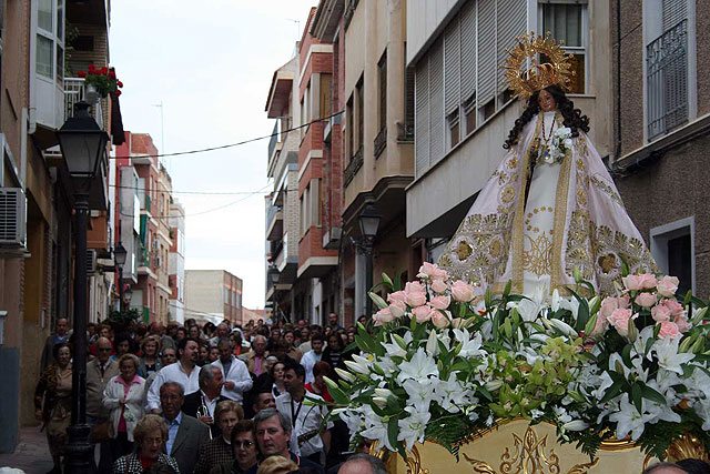 La Patrona de Alcantarilla, la Virgen de la Salud, es traslada en romería a su ermita en el paraje del Agua Salá - 3, Foto 3