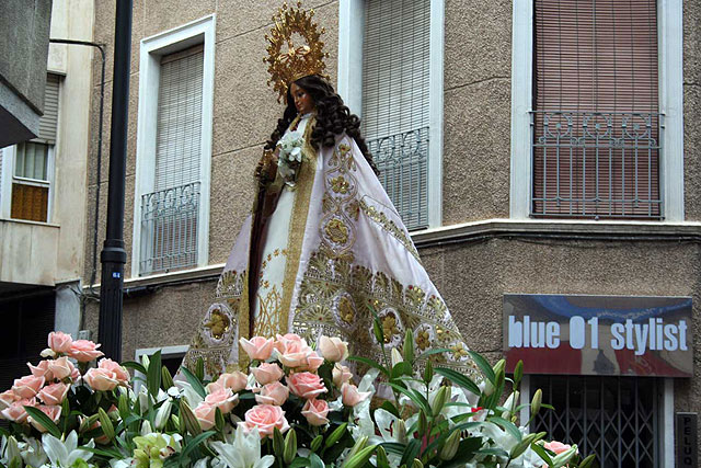 La Patrona de Alcantarilla, la Virgen de la Salud, es traslada en romería a su ermita en el paraje del Agua Salá - 4, Foto 4