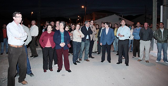 El Alcalde de Lorca inaugura las dos fases de alumbrado de la circunvalación de Zarcilla de Ramos - 2, Foto 2