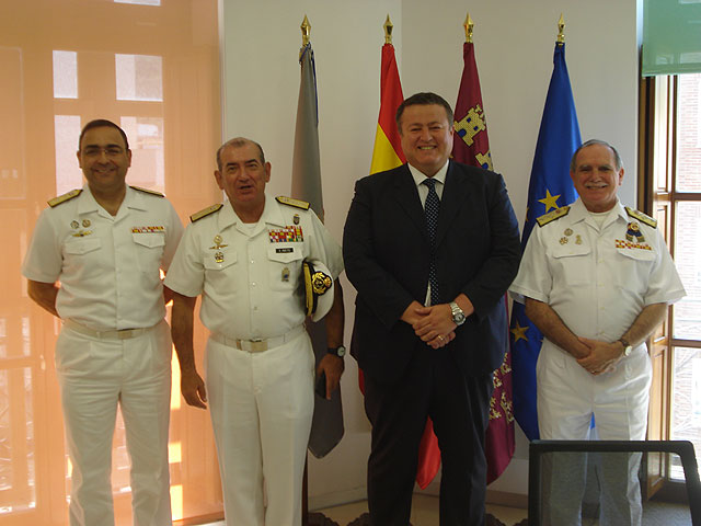 El Almirante de Acción Marítima visita La Unión - 1, Foto 1