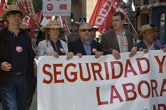 UGT y CCOO recuerdan hoy a los 50 trabajadores murcianos fallecidos en 2008 - 4, Foto 4