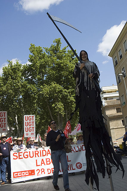 UGT y CCOO recuerdan hoy a los 50 trabajadores murcianos fallecidos en 2008 - 5, Foto 5
