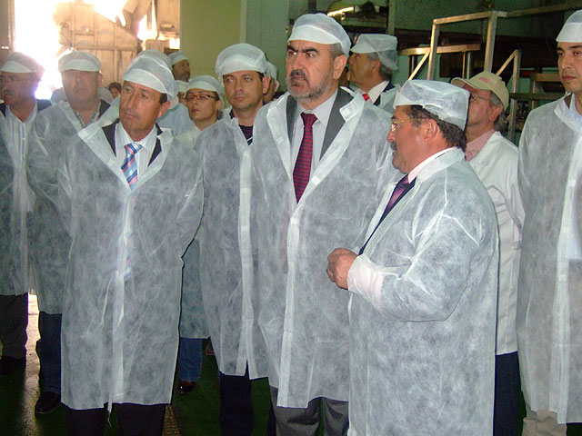 El delegado del Gobierno visita la cooperativa Alimer de Lorca - 1, Foto 1