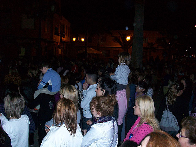 El apoyo de Las Torres de Cotillas a su paisano Ginés en la final de “Fama”, un éxito - 1, Foto 1