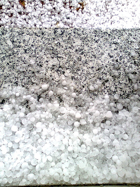 Fuertes lluvias y granizo en el municipio de Abarán - 2, Foto 2