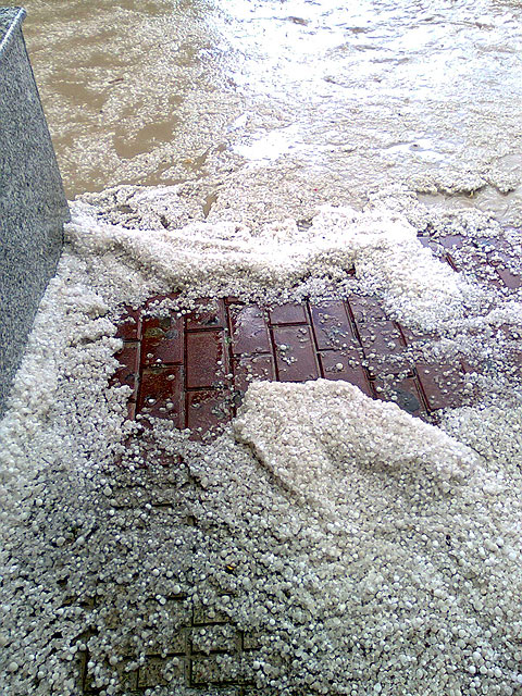 Fuertes lluvias y granizo en el municipio de Abarán - 4, Foto 4