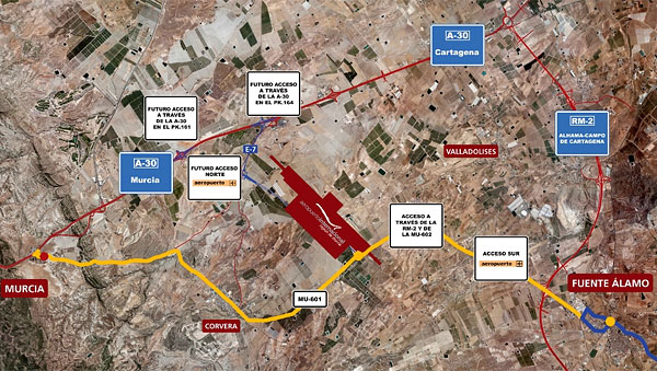 El Gobierno regional licita las obras de los accesos al futuro Aeropuerto Internacional - 1, Foto 1