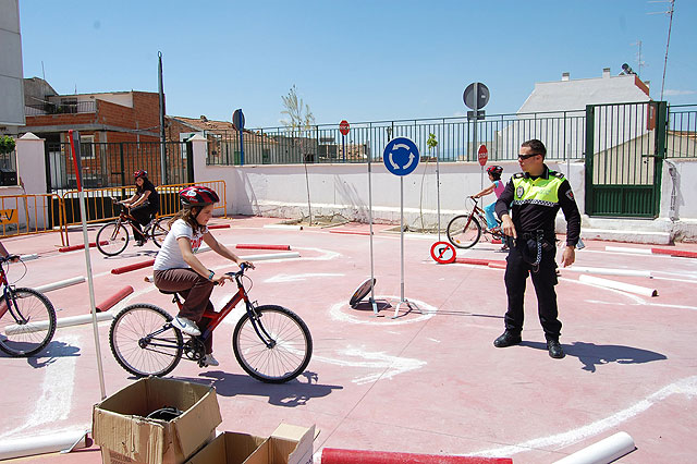 Los escolares de Lorquí aprenden educación vial en bicicleta - 2, Foto 2