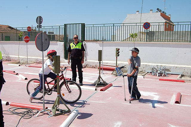 Los escolares de Lorquí aprenden educación vial en bicicleta - 3, Foto 3