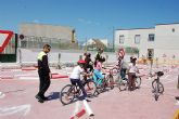 Los escolares de Lorquí aprenden educación vial en bicicleta