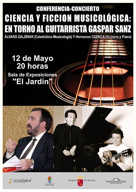 La Sala de Exposiciones El Jardín de Molina de Segura acoge una conferencia/concierto el martes 12 de mayo - 1, Foto 1