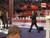 Un millar de militantes y simpatizantes socialistas de la Regin asistieron ayer al mitin del Partido Socialista en Madrid
