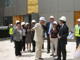 Los consejeros de Sanidad de Murcia y Madrid visitan las obras de construccin del Nuevo Hospital de Cartagena