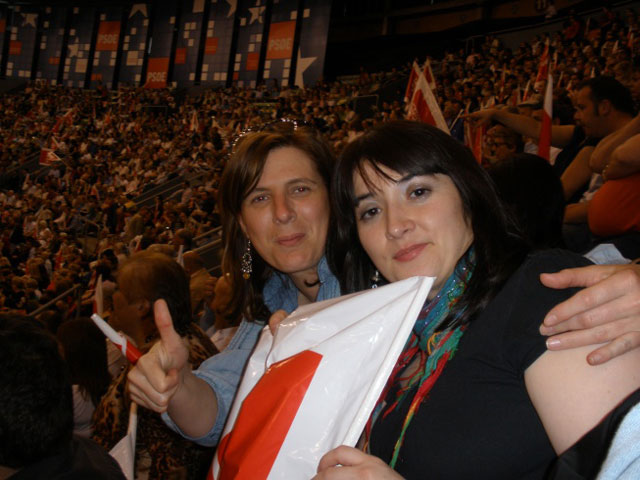 El PSOE da el pistoletazo de salida a las elecciones europeas del 7 de junio en la emblematica plaza de Vistalegre (Madrid) - 1