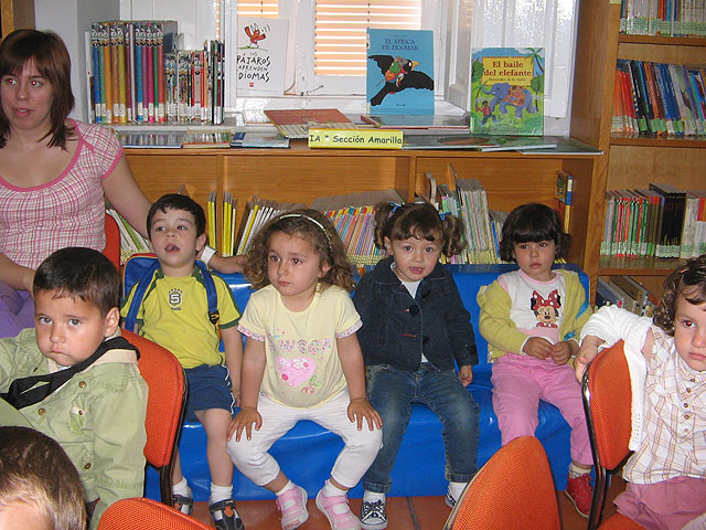 Los alumnos del Punto de Atención a la Infancia “Doña Pepita López Gandía”  visitan la biblioteca municipal y disfrutan de cuentacuentos, Foto 2