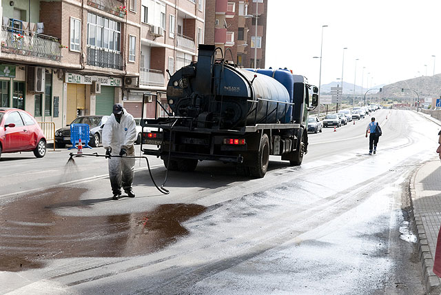 Comienzan los trabajos de asfaltado y señalización de la Carretera de La Unión - 3, Foto 3