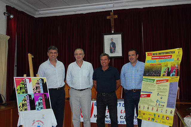 Presentada la XIV Ruta Mototurística Murcia- Calasparra “Por la vida” en Abarán - 1, Foto 1