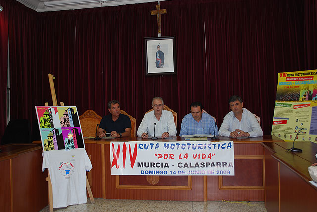Presentada la XIV Ruta Mototurística Murcia- Calasparra “Por la vida” en Abarán - 2, Foto 2