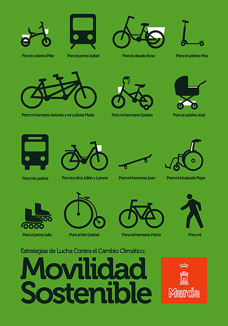 Un cartel de Teng Chuan Tey invita a que toda la familia apueste por la movilidad sostenible - 1, Foto 1